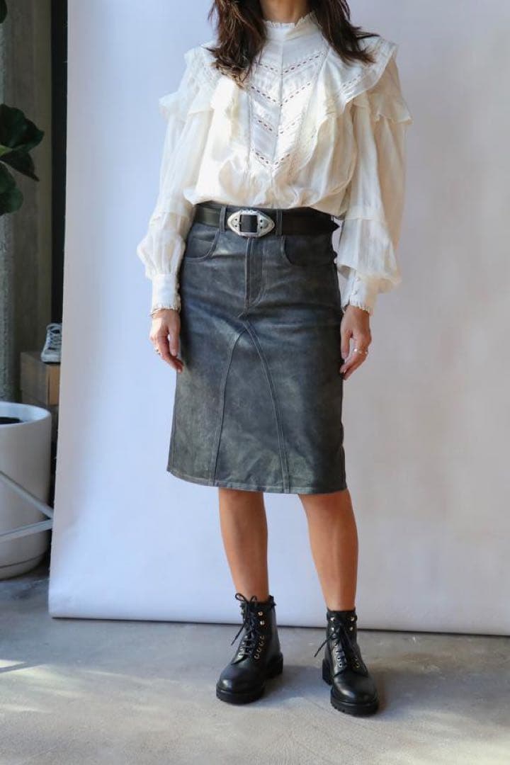 k*.様 イザベルマラン エトワール「Reign」ブラウス ホワイト FR34