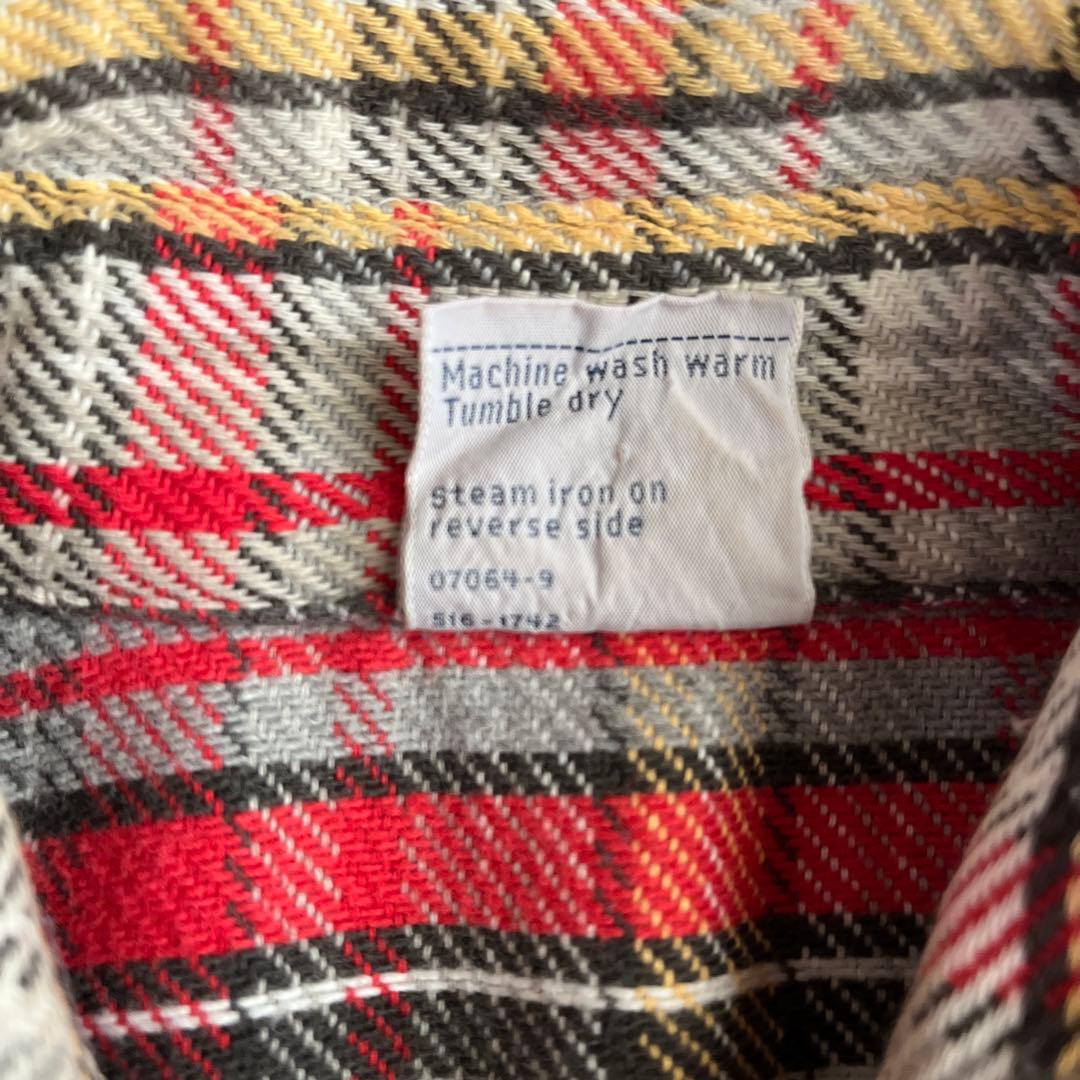 70s ビンテージ BIG MAC ヘビー ネルシャツ M アメリカ製 好配色