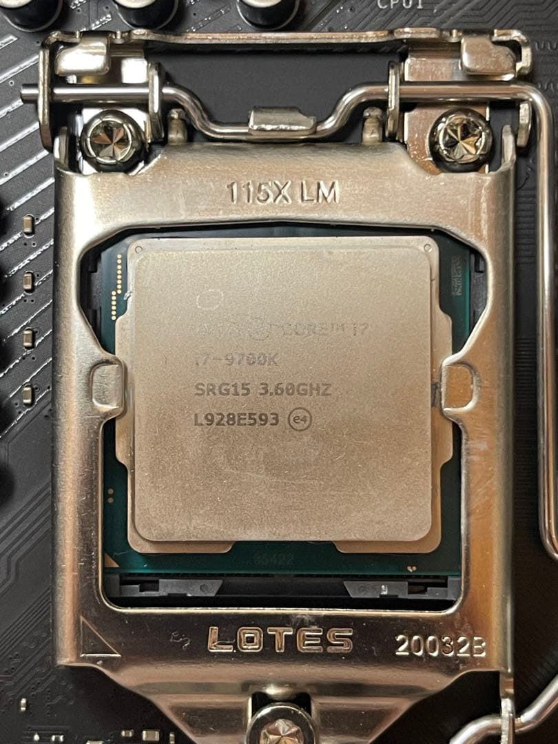 i7-9700K ＆ MSI MPG Z390 セット