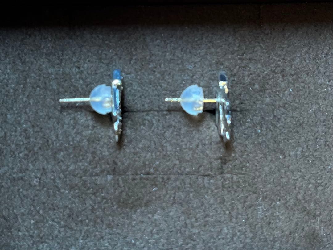 アガット　シルバーマーカサイトピアス