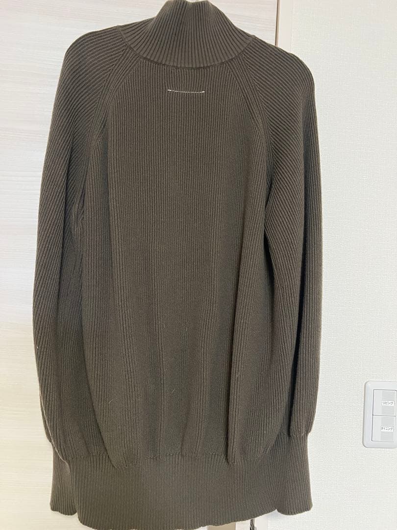 MM6ポンチョ風ドライバーズニット