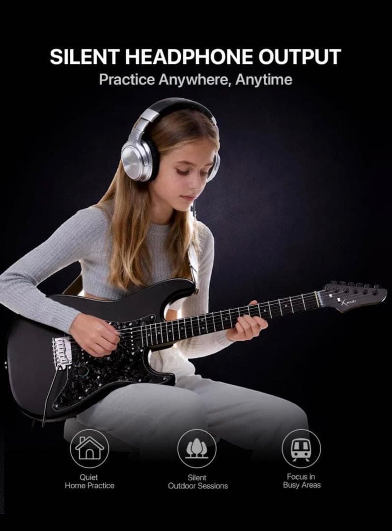 【新品】Enya XMARI スマートエレキギター 内蔵DSPエフェクターセット