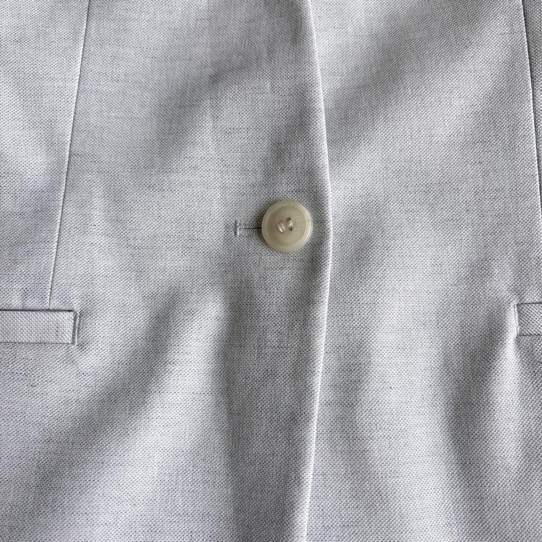 PLST綿麻混カラーレスパンツスーツ ジャケットMパンツS 春夏