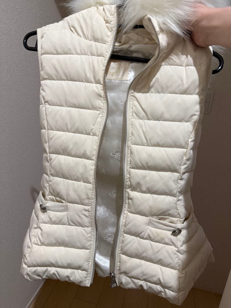 Rady ファーファイバーダウンベスト ホワイト