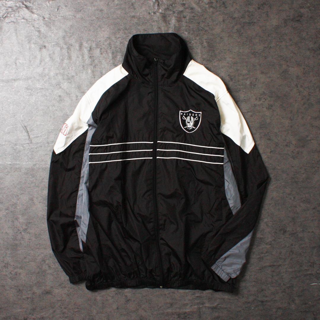 NFL Raiders ラスベガスレイダース ナイロンジャケット ブラック