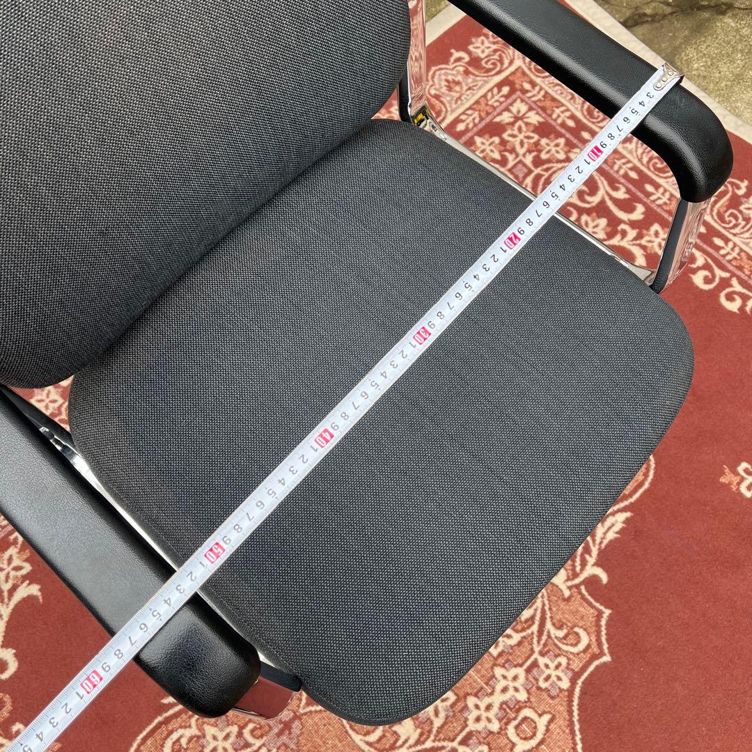 インダストリアル工業系◾️ PLUS キャスター付き アームチェア デスクチェア