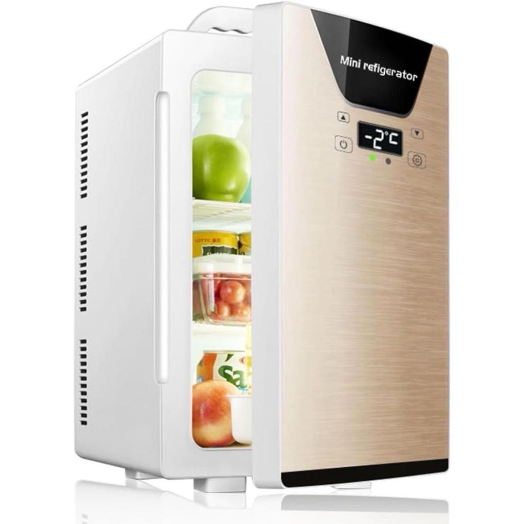 冷蔵庫 キャンプ　22L 小型 冷温庫 ミニ冷蔵庫 ペルチェ式 温度調節可能