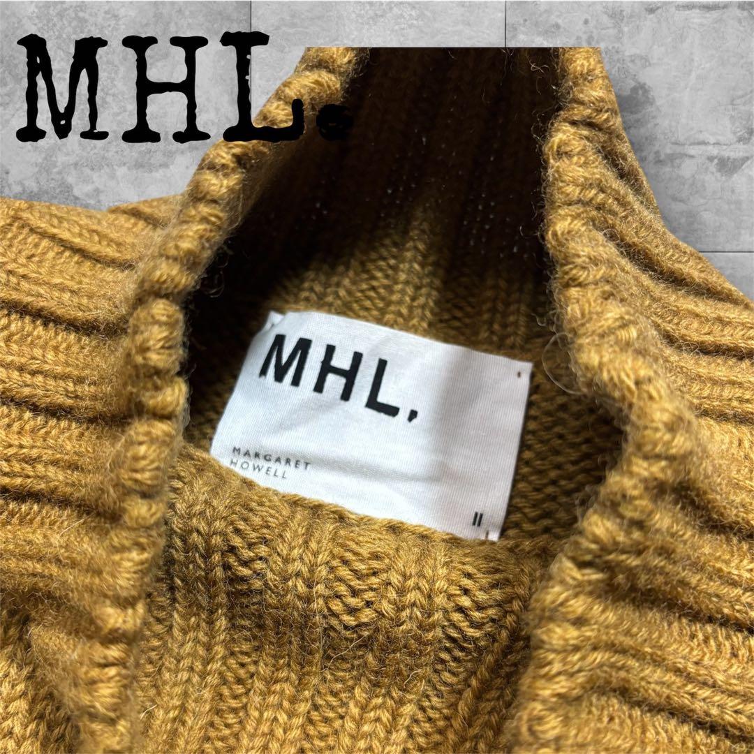 MHL. 2020AW ローゲージニット 限定カラー ブリティッシュ メリノ