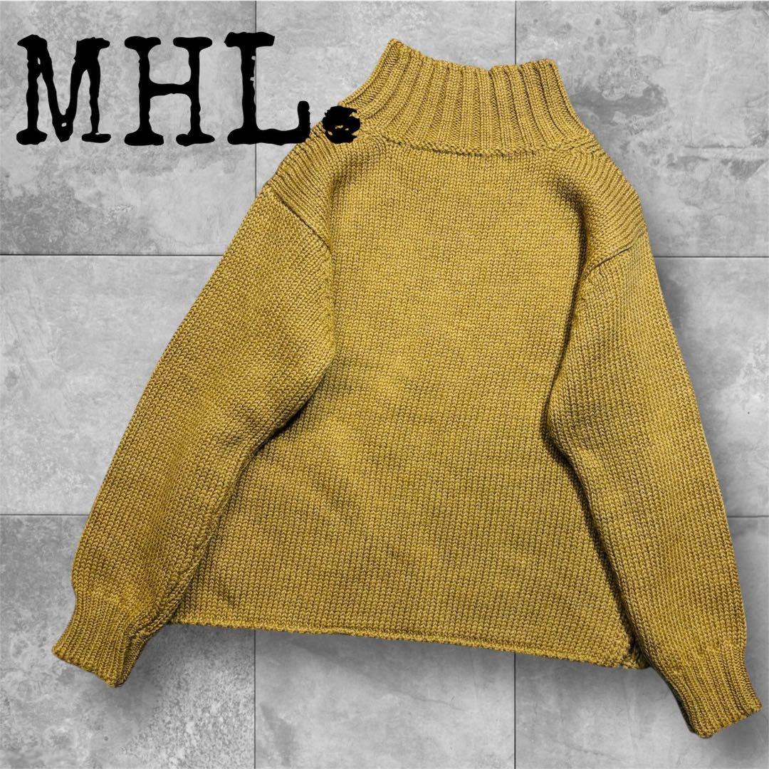MHL. 2020AW ローゲージニット 限定カラー ブリティッシュ メリノ