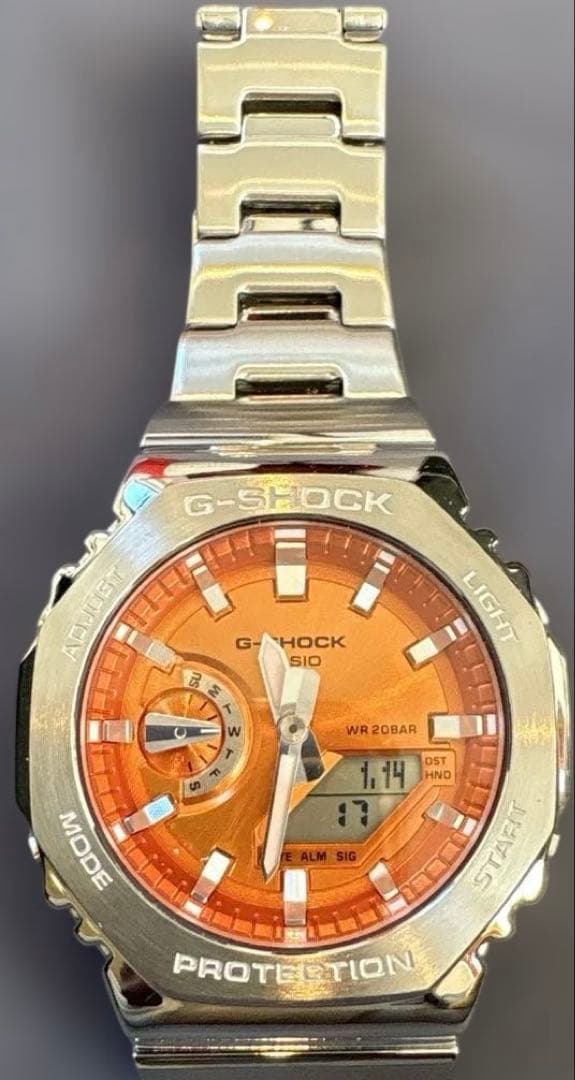 【新品・未使用】CASIO G-SHOCK GM-2110D-4AJF オレンジ