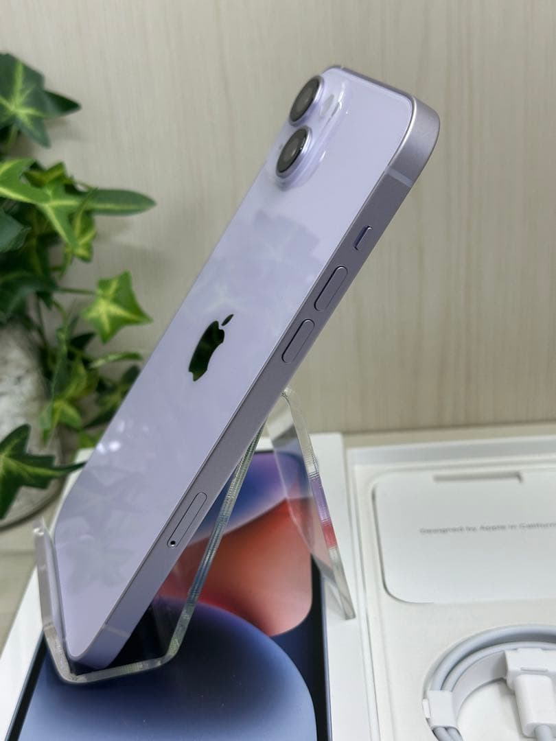 ✅✨ほぼ未使用・100％✨iPhone 14 Plus 128GB❣️パープル