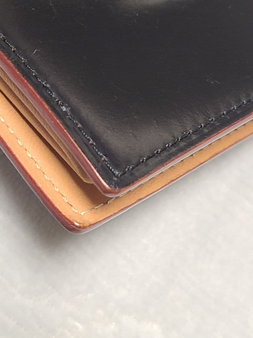 GANZO ガンゾ コードバン ケース 小銭入れ BOX形 ブラック