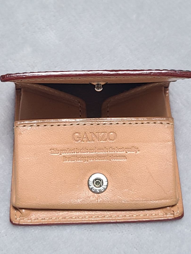 GANZO ガンゾ コードバン ケース 小銭入れ BOX形 ブラック