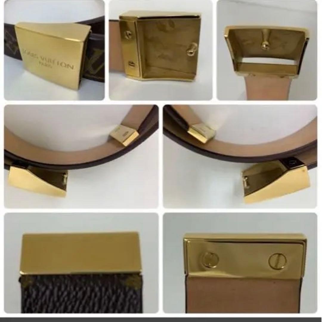 Louis Vuitton モノグラム レザーベルト値引げしました。