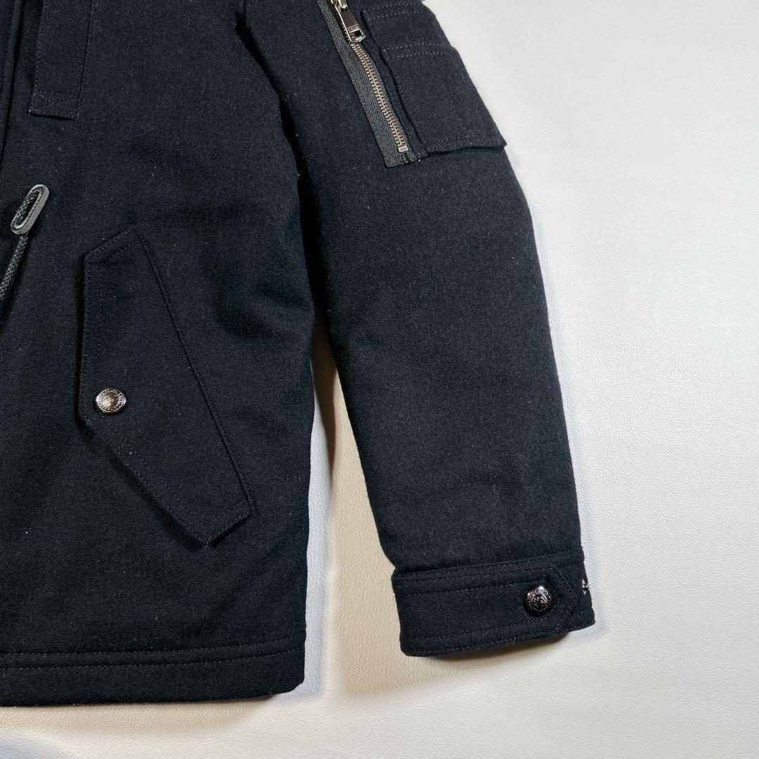 BURBERRY BLACK LABEL ライトアウター付 フーデッドコートL