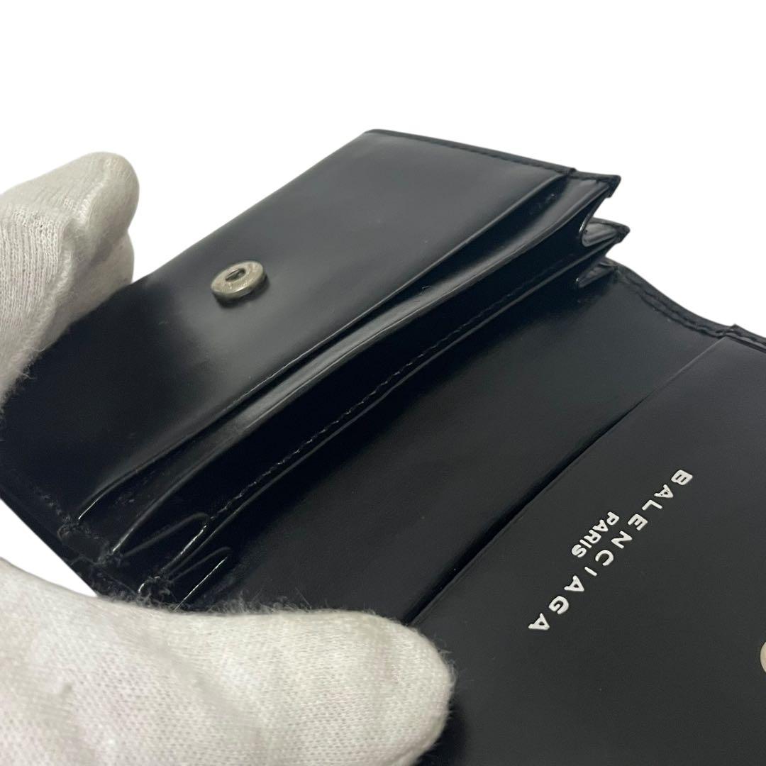 BALENCIAGA バレンシアガ 名刺入れ　パスケース　BBロゴ　レザー