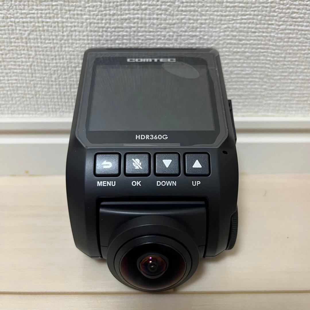 コムテックHDR360G 360度カメラ ドライブレコーダー