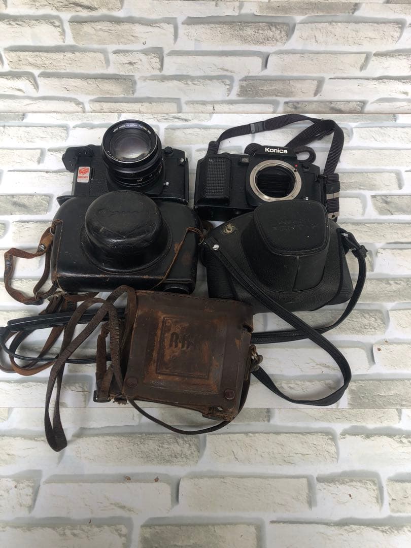 キャノン、コニカなどまとめて5台ジャンク(A166)