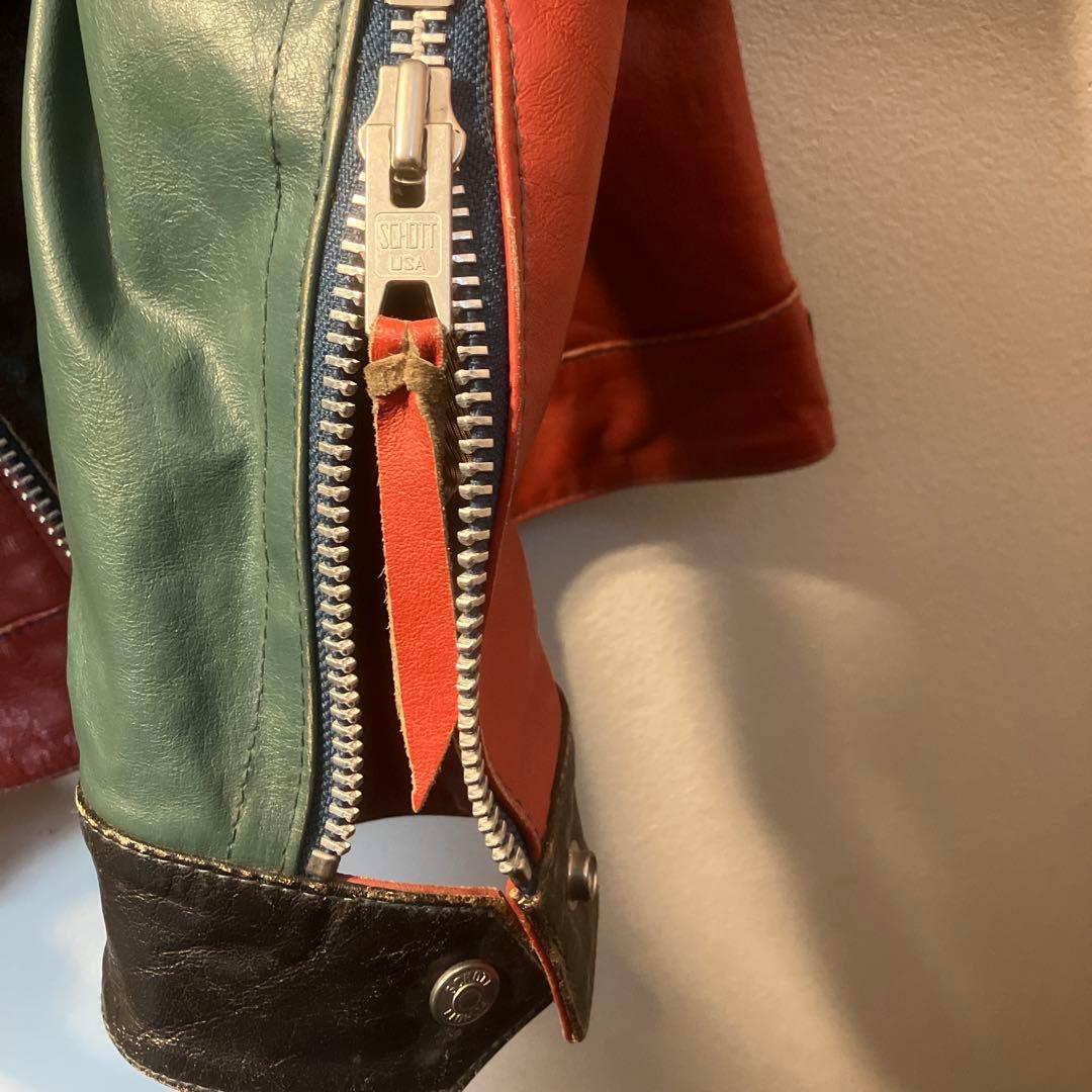 ショット　Schott シングル　ライダースジャケット S