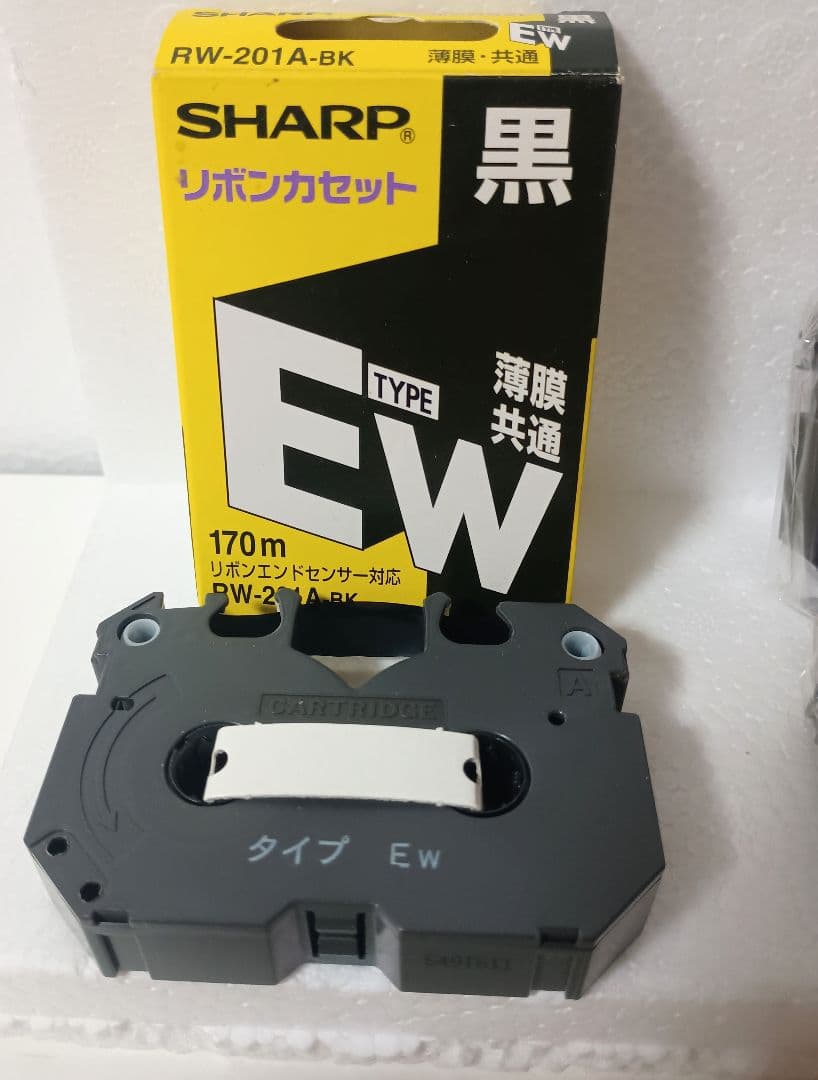 EWタイプ リボンカセット RW-201A-BK 1個 TY-EW-BK 2個