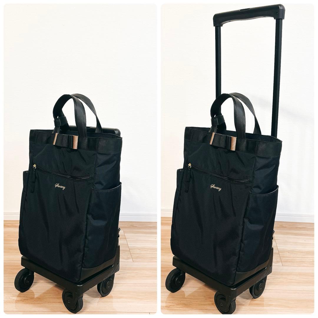 ✨美品✨ スワニー キャリーバッグ D-574 ルバンドIII ブラック 19L