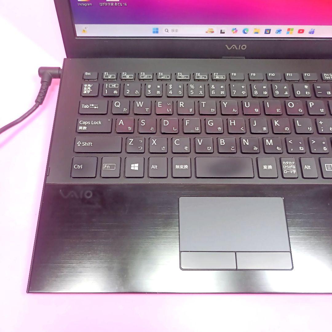 SSD256✨8GB✨i5✨オフィス✨人気VAIO✨軽量カメラ付きノートパソコン