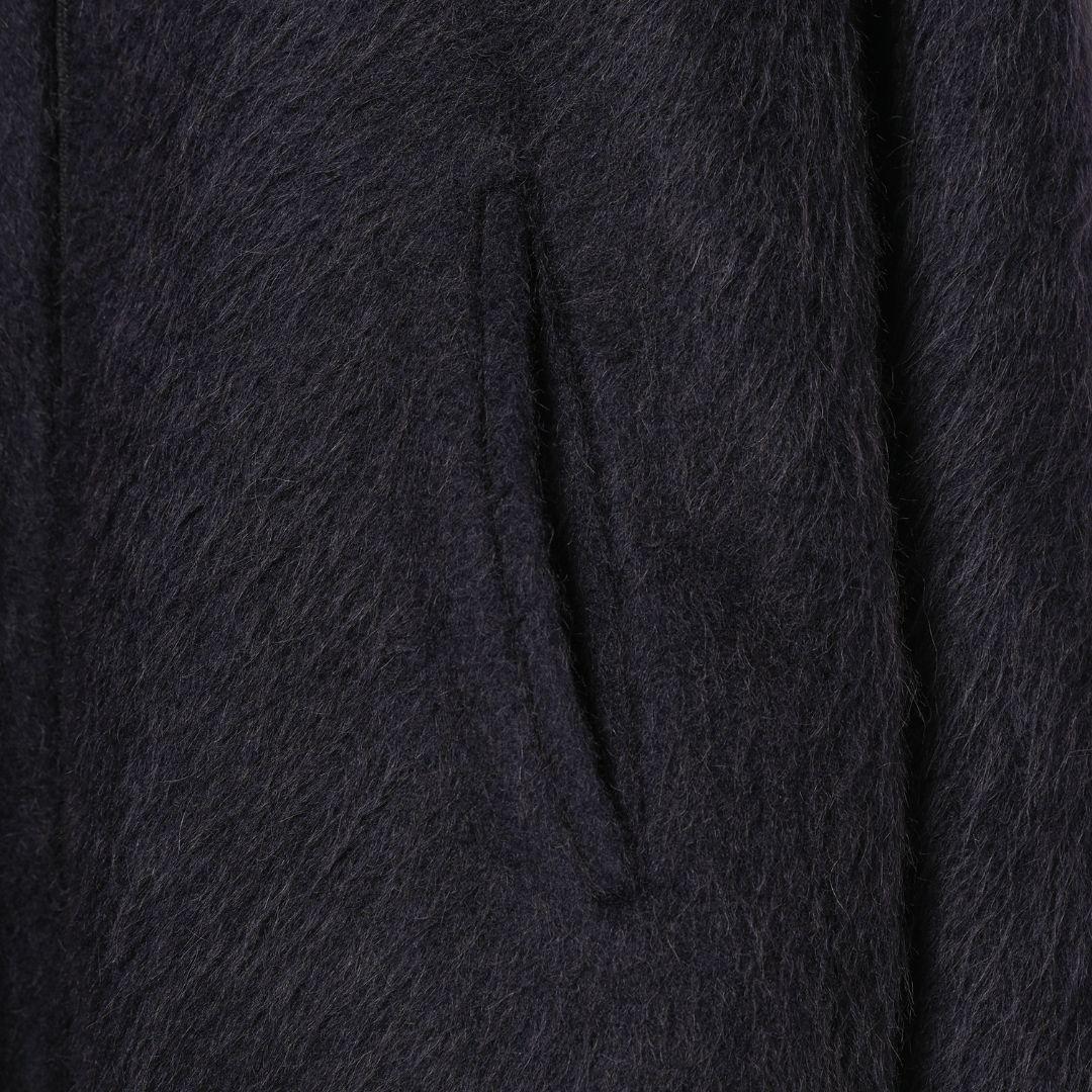 comoli 23AW キャメルシャギージャケット　ネイビー