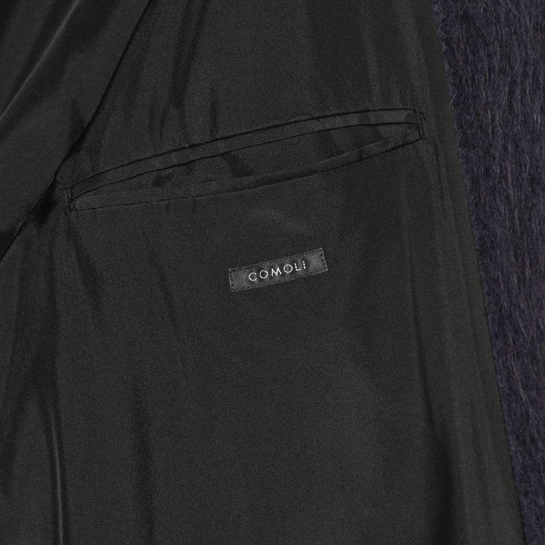 comoli 23AW キャメルシャギージャケット　ネイビー