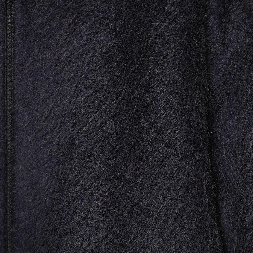 comoli 23AW キャメルシャギージャケット　ネイビー