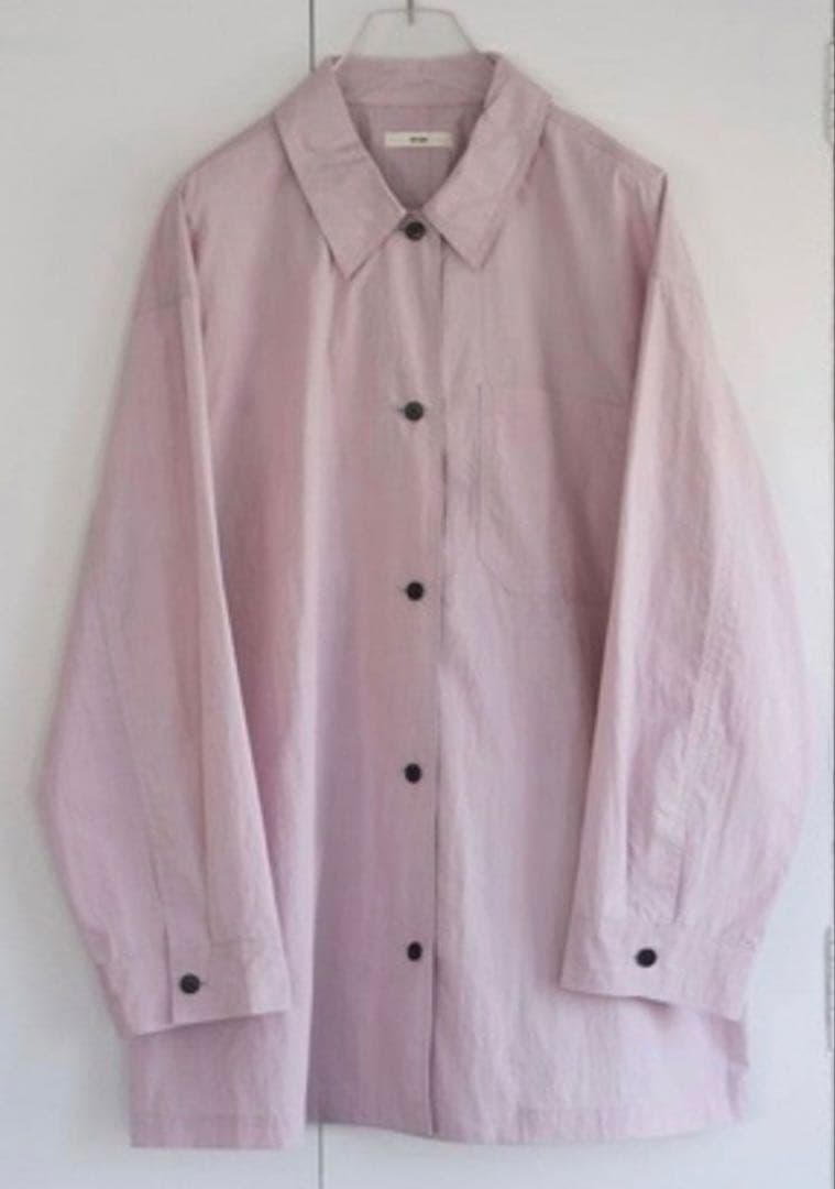新品anuke Over Pocket Shirtsピンク
