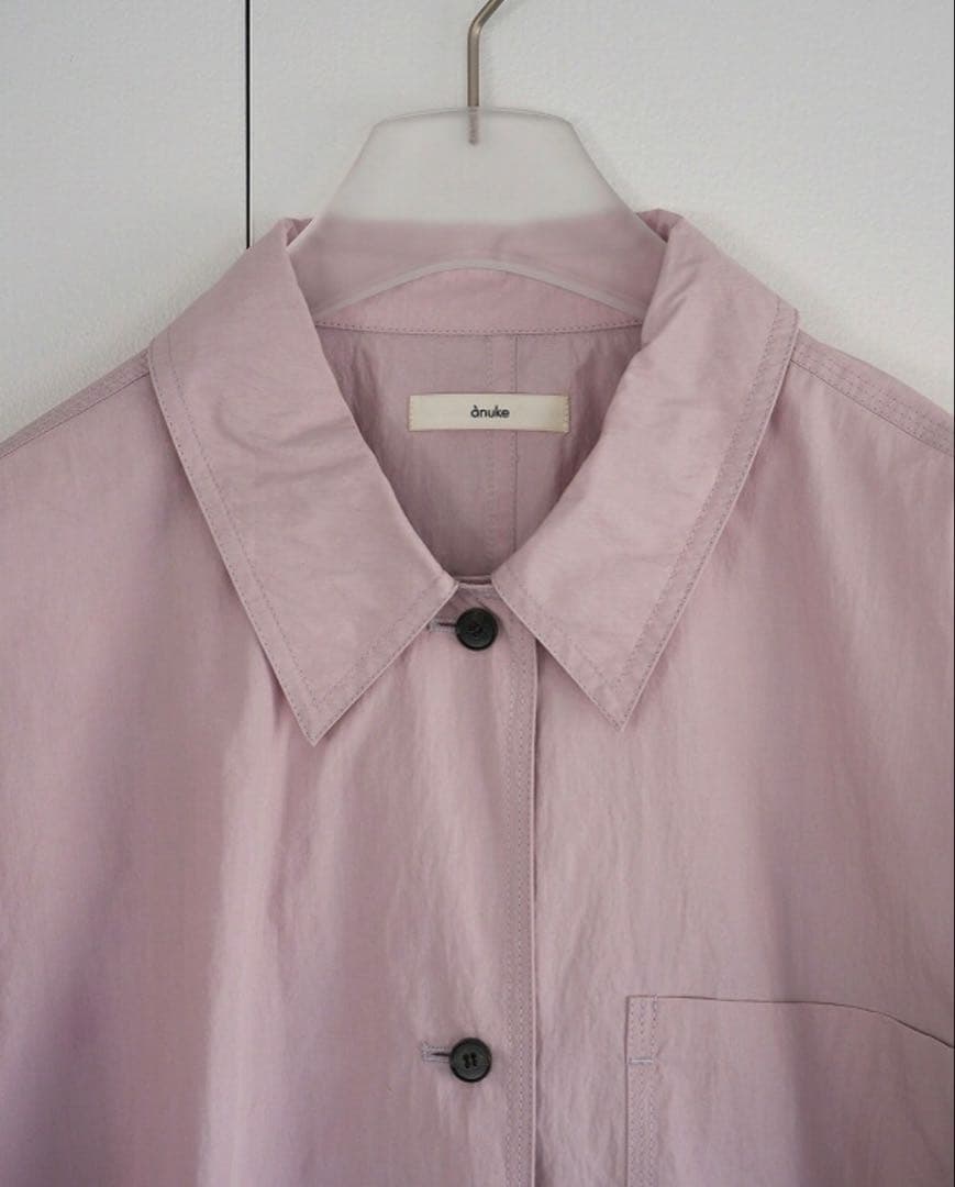 新品anuke Over Pocket Shirtsピンク