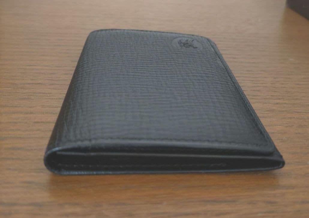 【新品未使用】BURBERRY ブラック レザー 名刺入れ・カード入れ