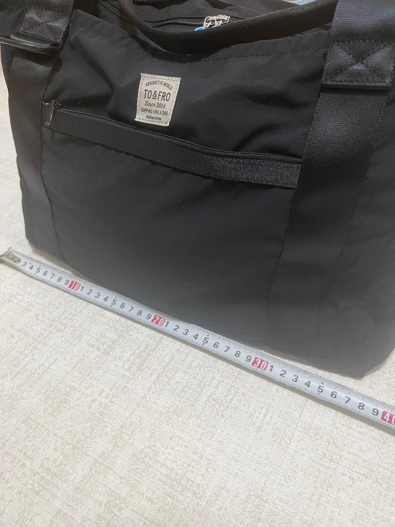 TO&FRO ボストンバッグミニ　ブラック