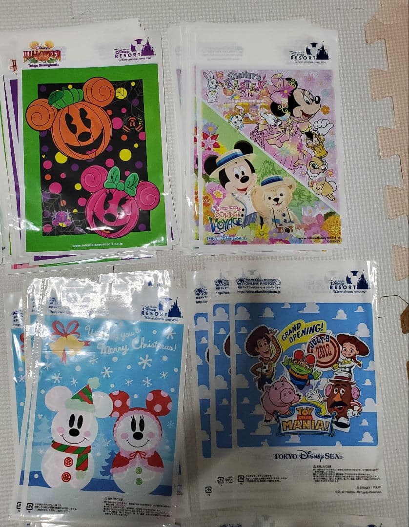 ディズニーリゾート 500枚以上 ショッパー レジ袋 おみやげ袋 ランド シー