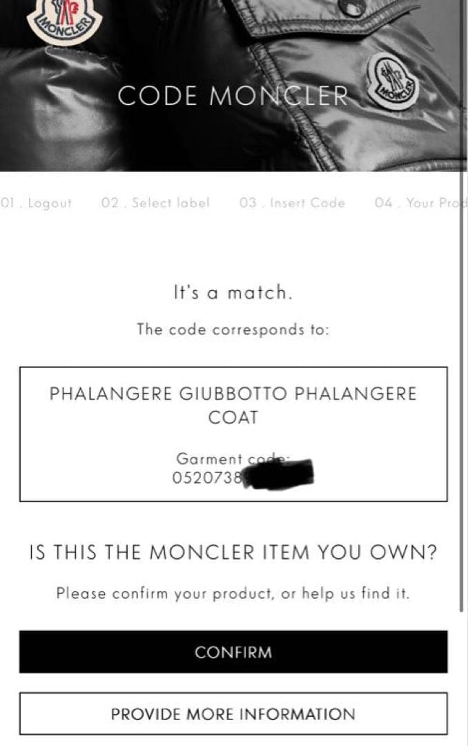 ☆Moncler モンクレール ダウンコート Phalangere ブラック