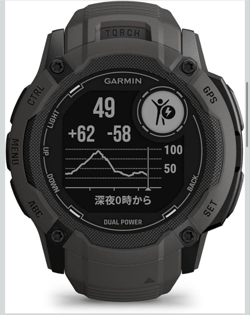 GARMIN INSTINCT 2X DUAL POWER ブラック