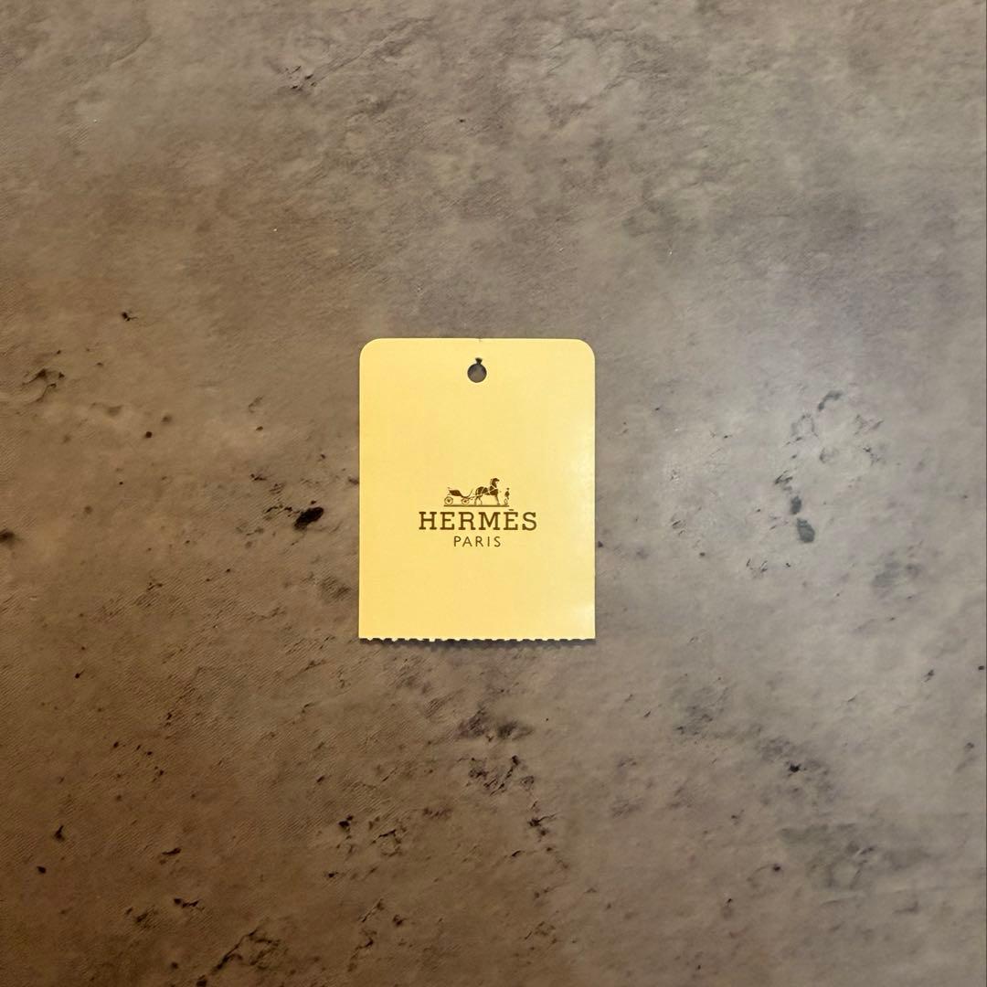 【未使用】HERMES 細めシュシュ&巾着袋のセット