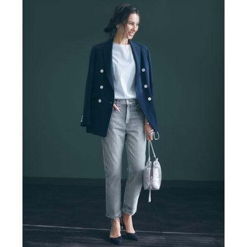 大草直子さん着用◆新品 アッパーハイツ EIGHTY'S シルバー 22