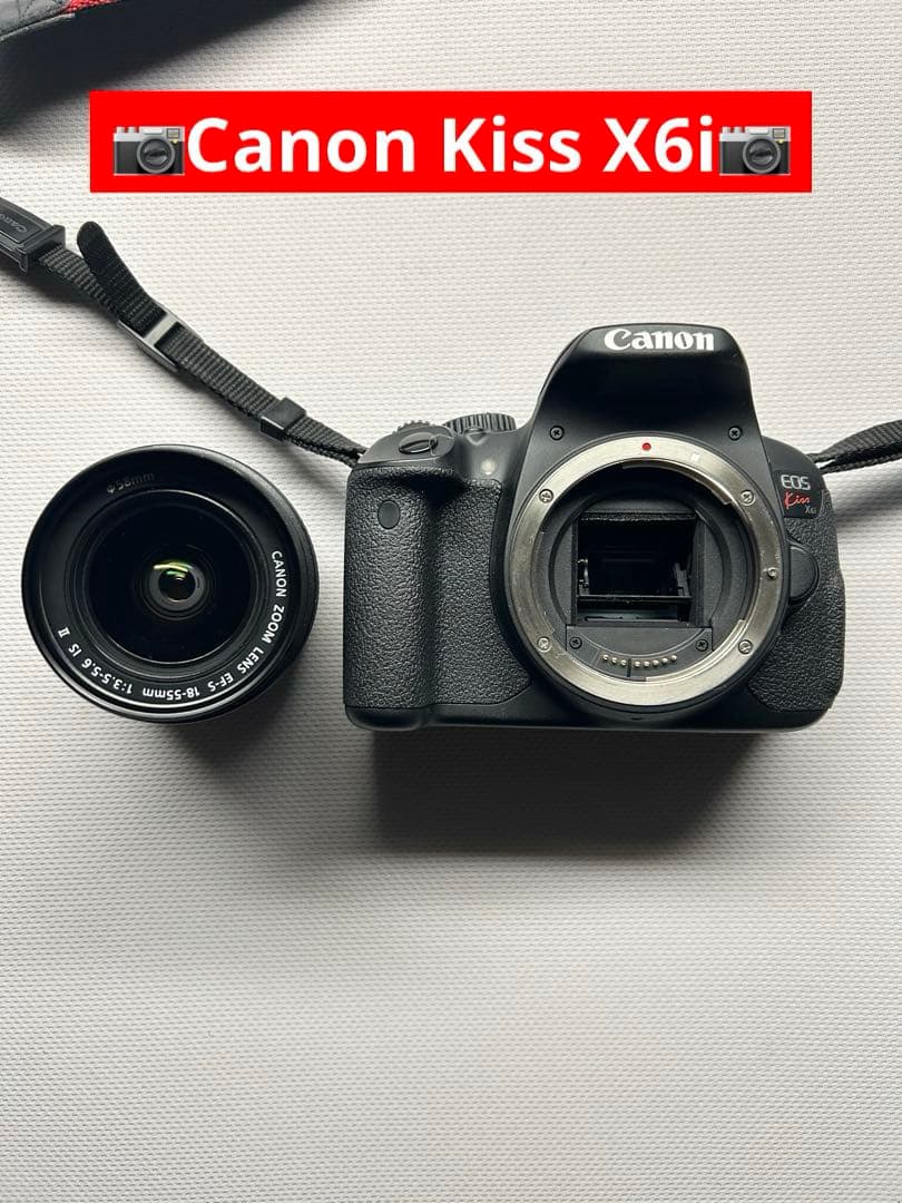 Canon EOS Kiss X6i カメラ 収納バッグ ストロボ 付き