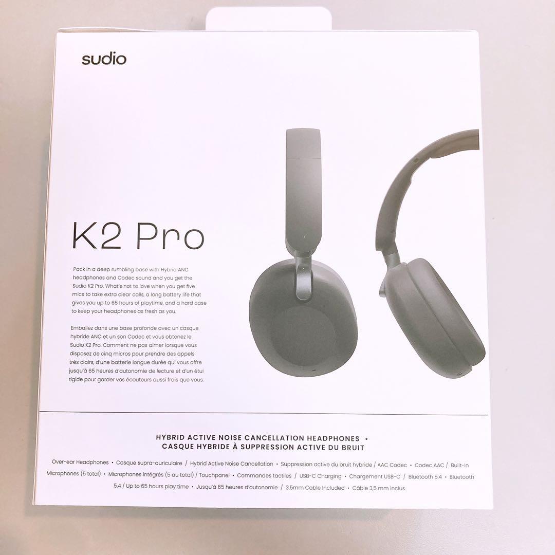 【新品】sudio K2 Pro ワイヤレスヘッドホン ブラック