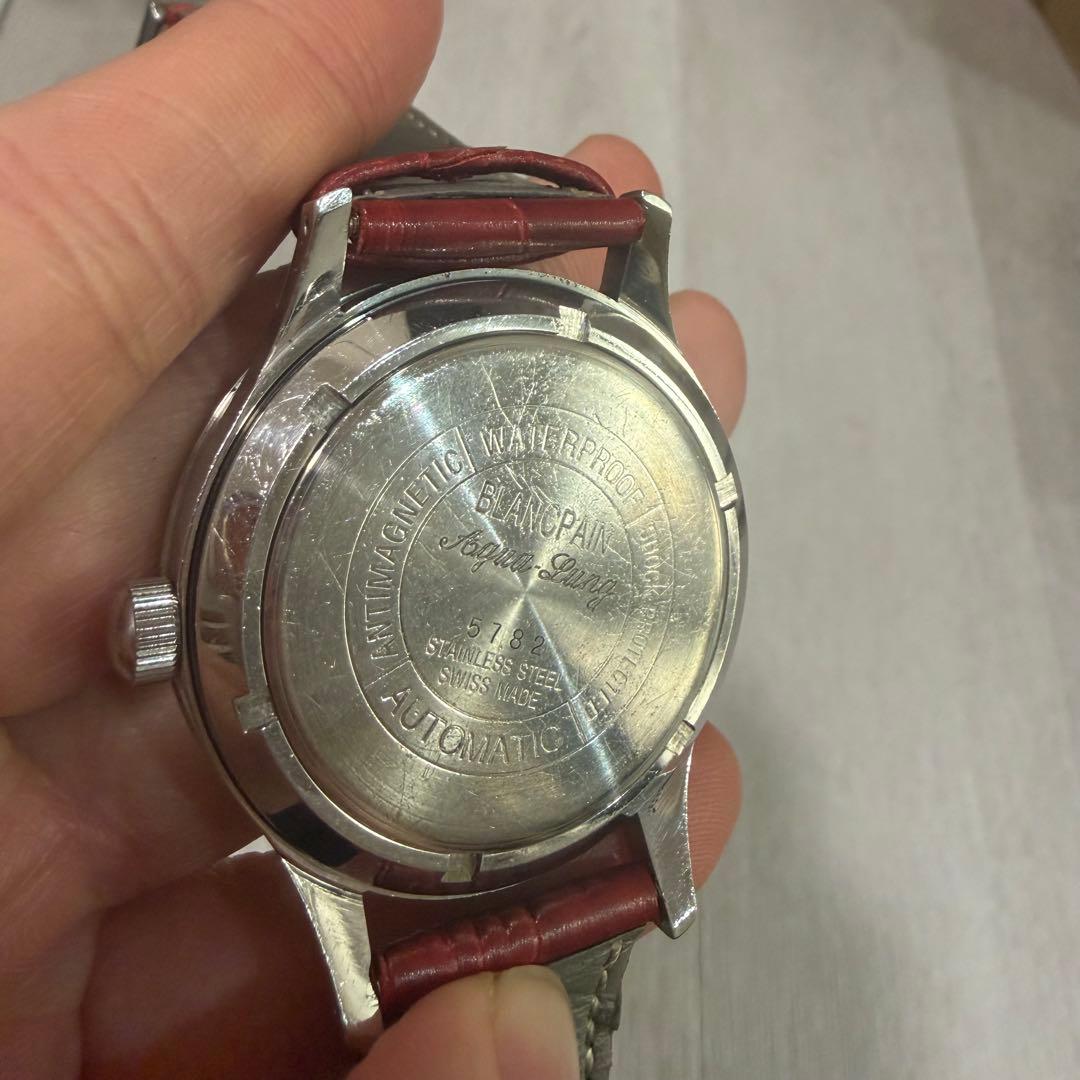 ブランパン アクアランゲ 自動巻き時計　稼働品
