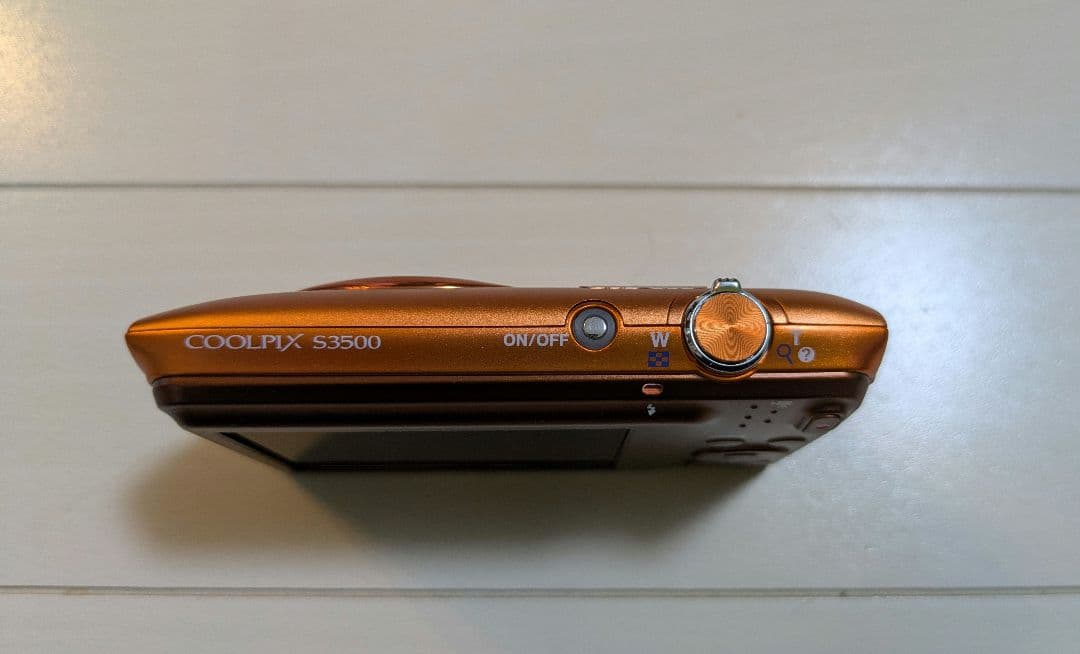 【極美品】Nikon COOLPIX S3500 オレンジ 2005万画素