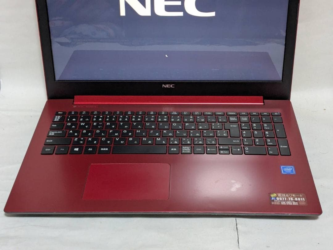 NEC　Lavie　NS150KAR　美品赤　SSD　WIN11 Office