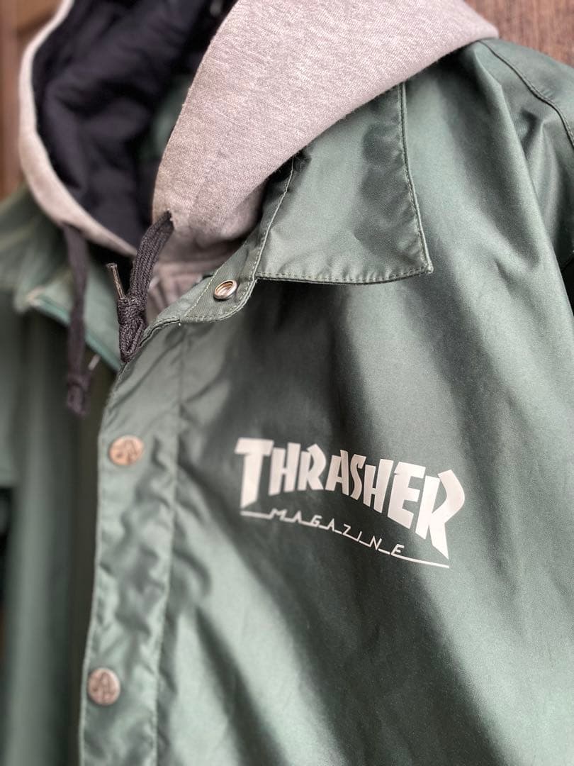 スラッシャー　美品　スノーボードジャケット　コーチジャケットXL