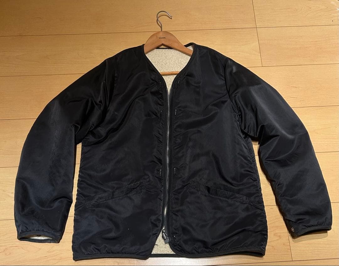 カ*ス様 VISVIM IRIS LINER JKT リバーシブル ブラック s