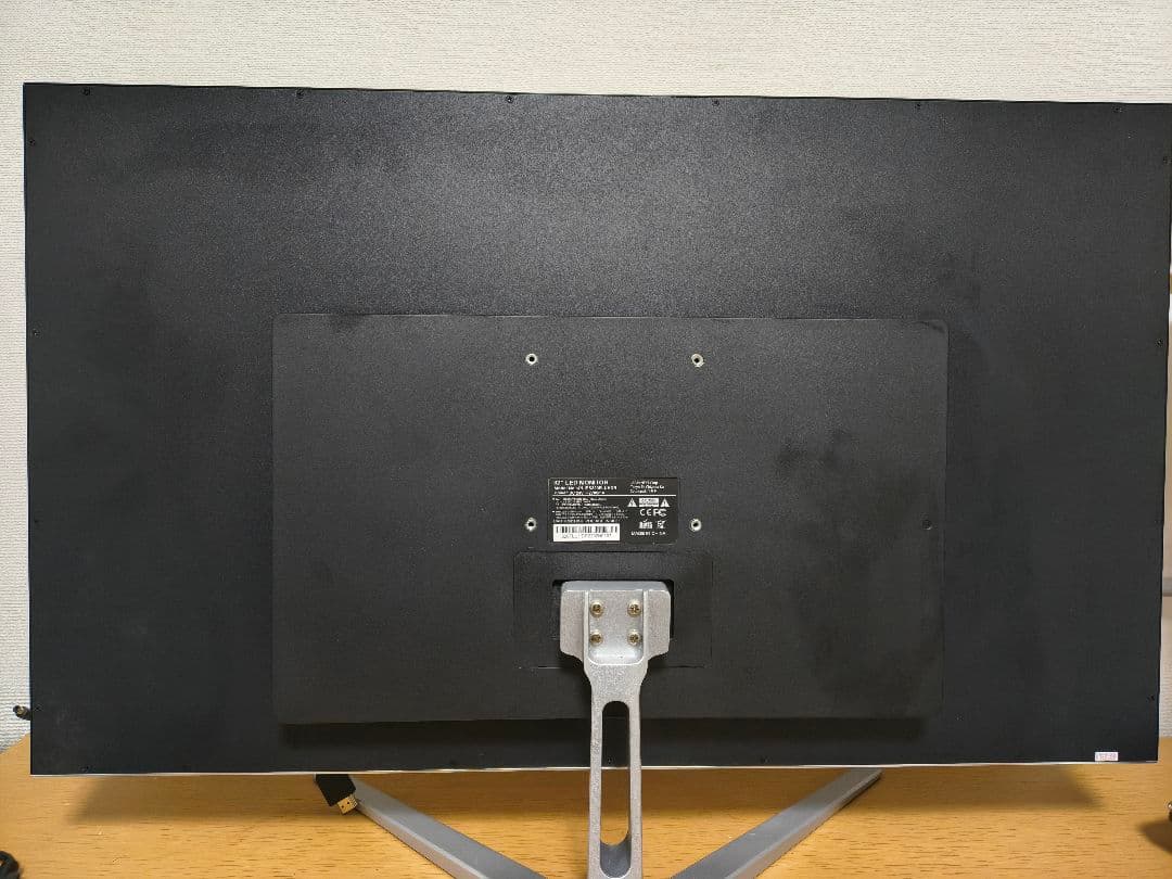 【モニター】JAPANNEXT 32インチ UHD HDR 本体