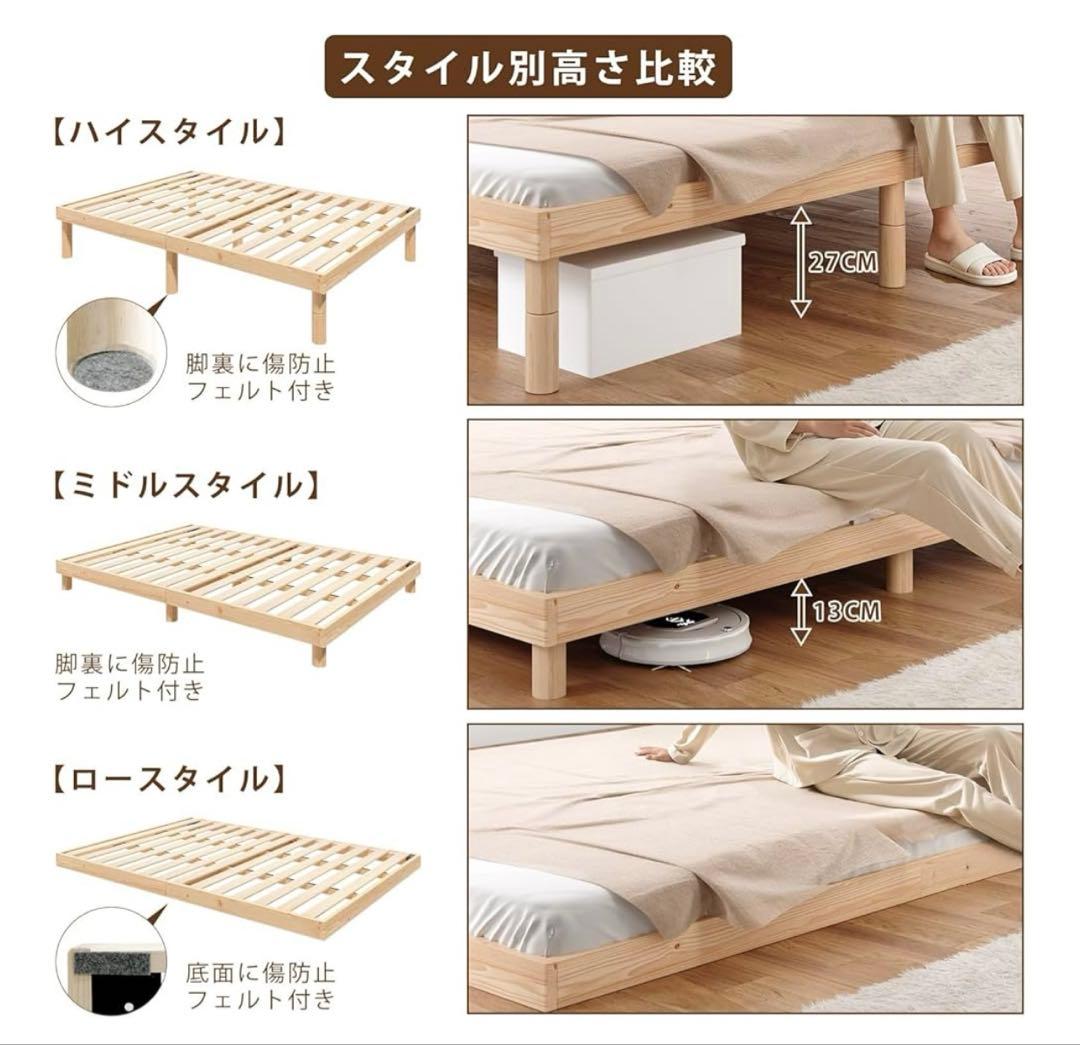 ベッド ベッドフレーム シングル すのこベッド シングルベッド ベット