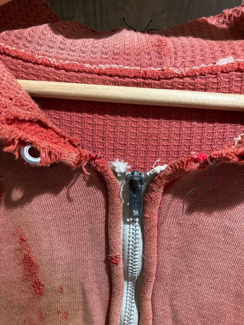 50s 60s ダブルフェイス　ジップパーカー