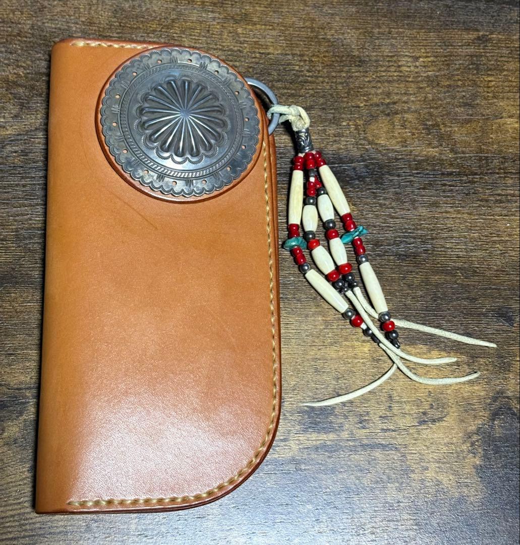アンティークビーズ　 ウォレットホルダー　カスタム品