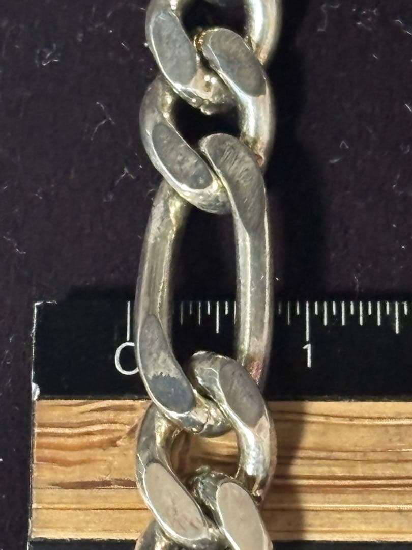 シルバー925 フィガロチェーン ブレスレット ジュエリー アバランチ